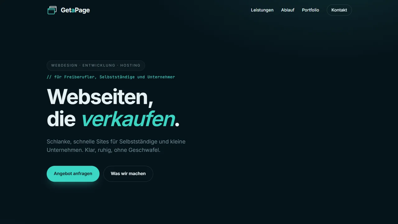 GetAPage: Vorschau